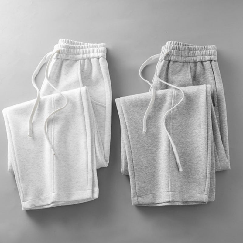 Pantalon casual gris athlétique style américain