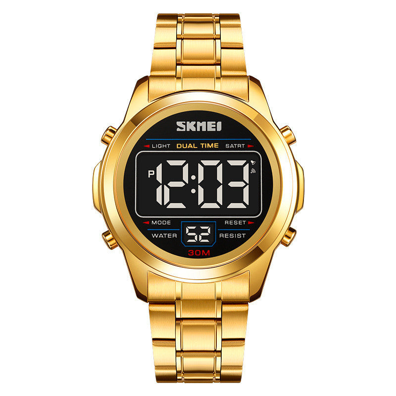 Montres Homme Multifonctionnelle Imperméable Électronique Lumineuse