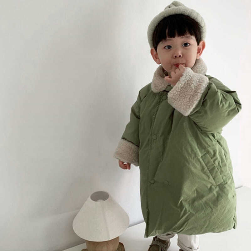 Manteau de coton épais pour enfants d'hiver