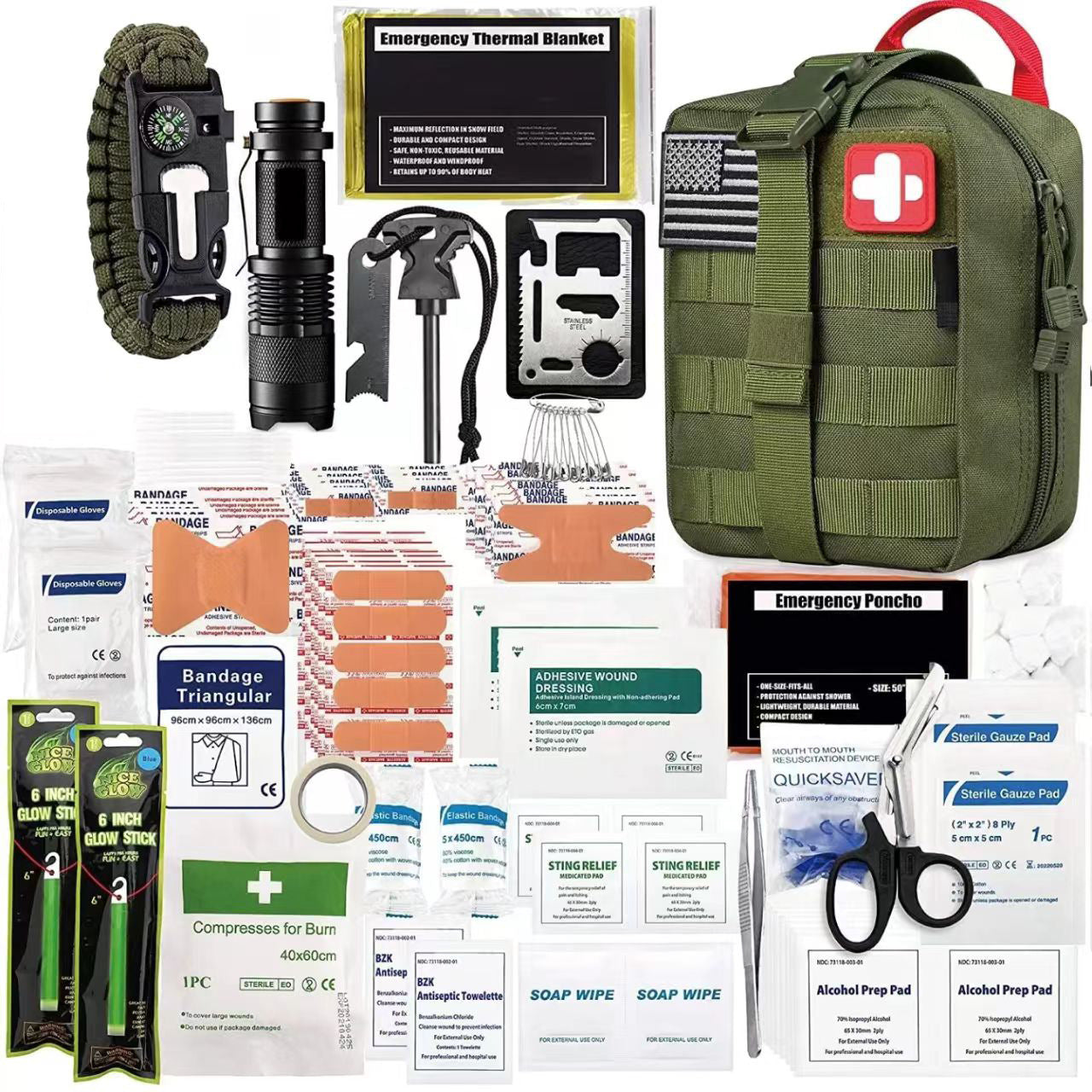 Kit d'outils de survie des engins de camping