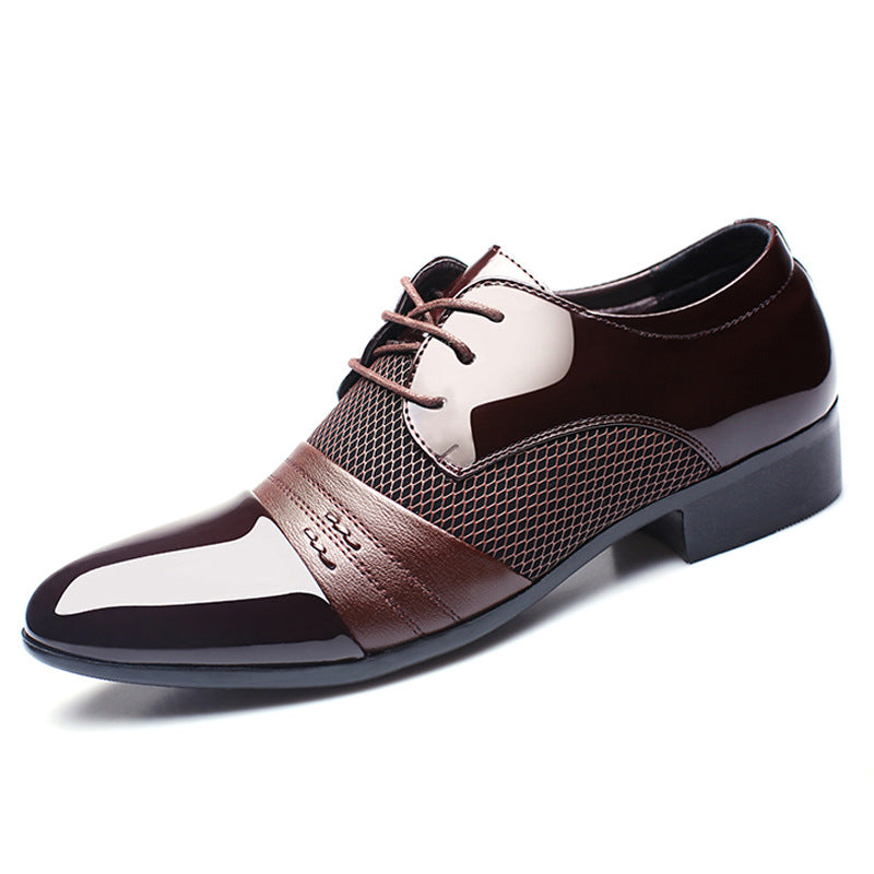 Chaussures en cuir tendance coréen pour hommes