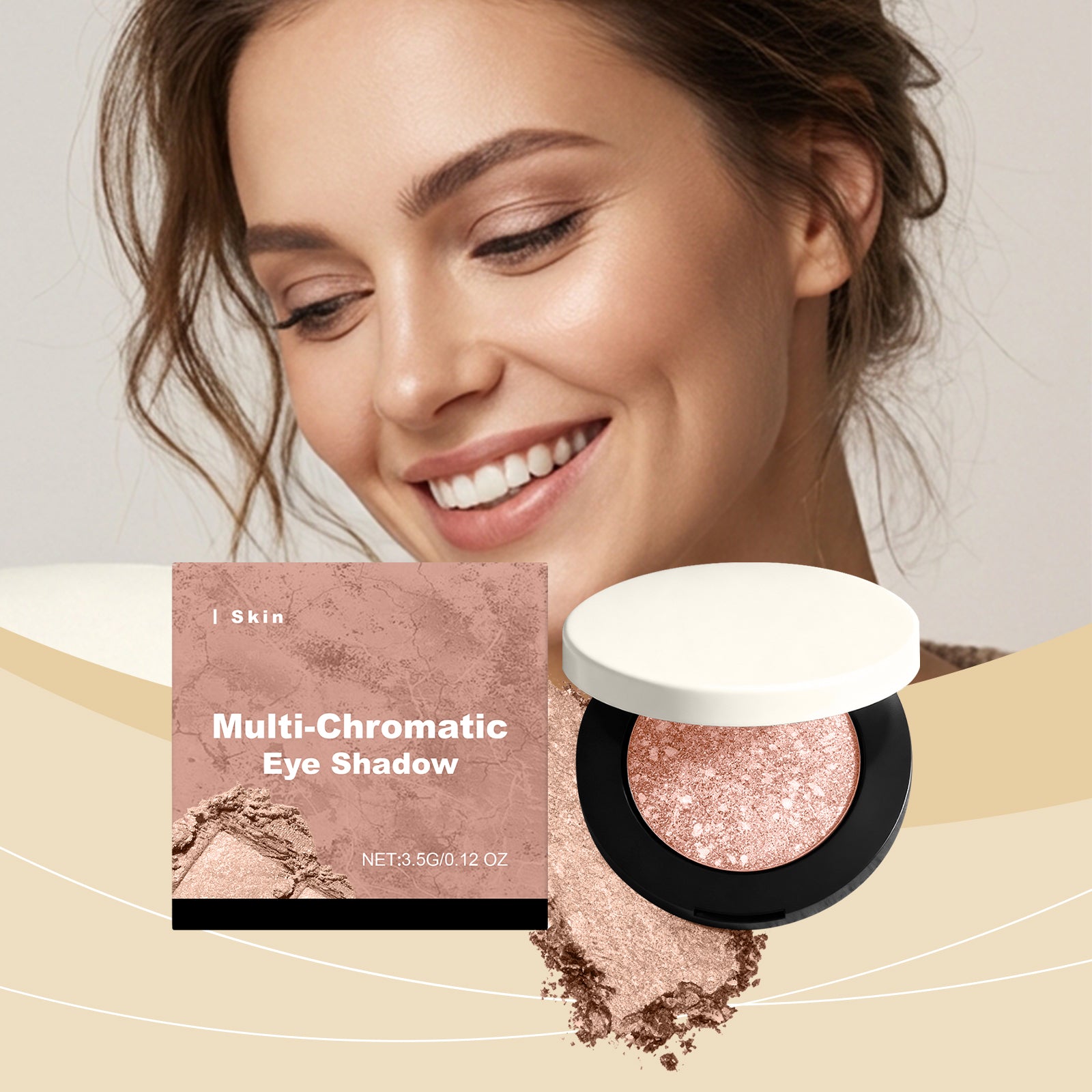 Tonus de peau miroitant en 3D