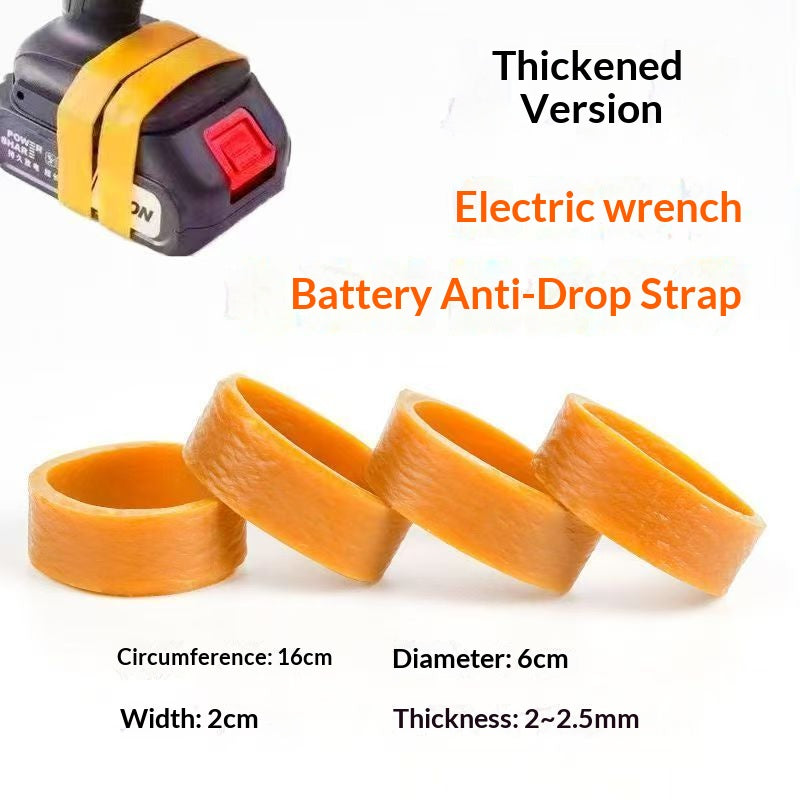 Bande en caoutchouc Batterie Bracelet élastique Outil de fixation d'anneau résistant à l'usure