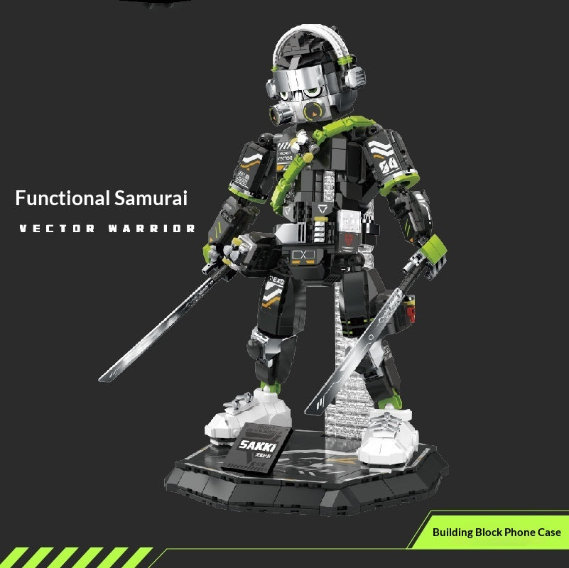 Fonctionnel Samurai Haute-Difficulté Assemblage Block Toy