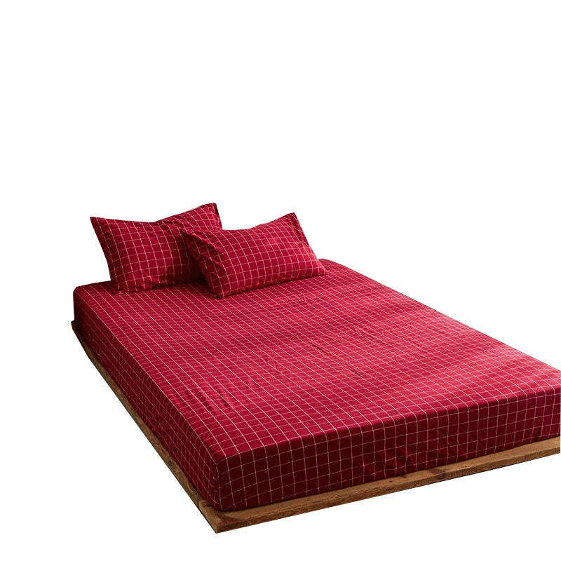 Protecteur de matelas en coton lavé fil de coton