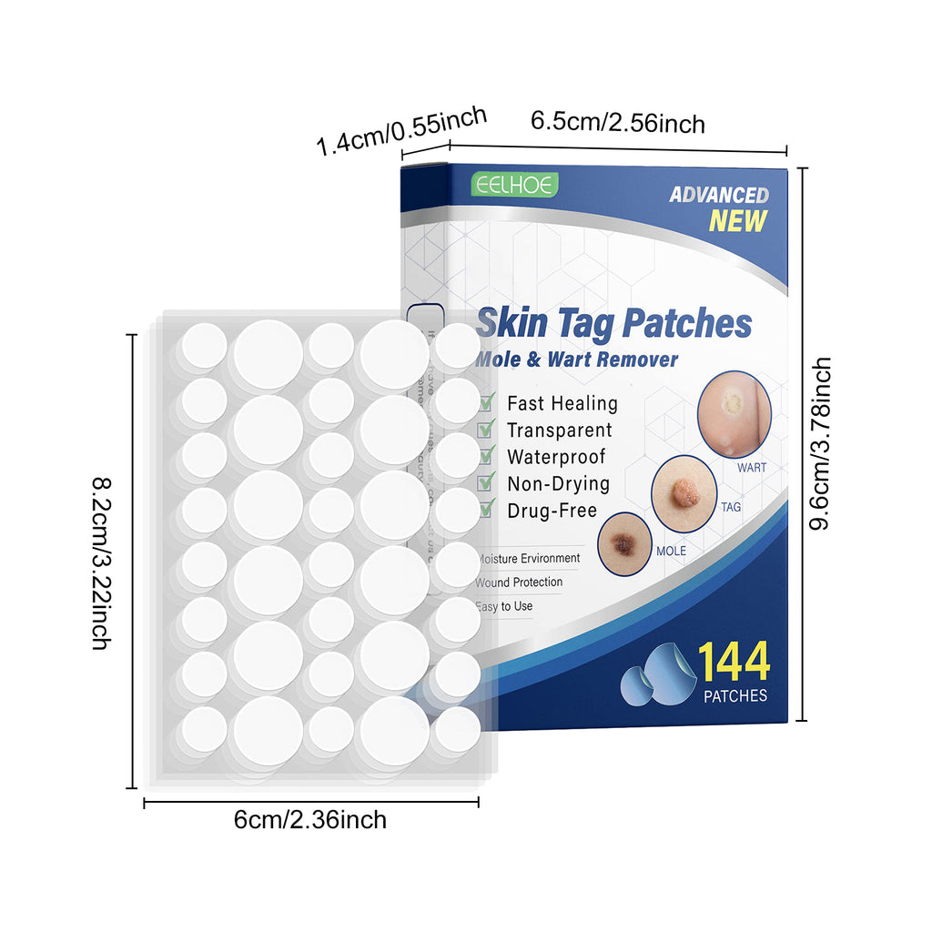 Skin Smoothing Patches 144PCS 36pcs X 4 sheets/box