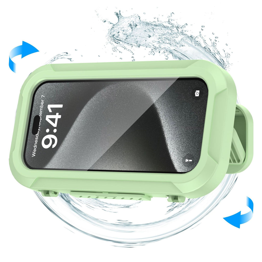 Salle de bain Étanche Étui de téléphone Douche Dispositif de streaming avec écran tactile et non-