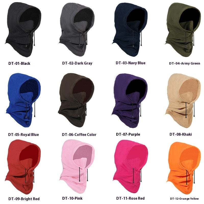 Masque de sport en automne et hiver thermique et coupe-vent