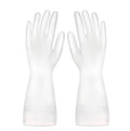 Gants de protection ménager-Paire de code S jaune-PVC-1