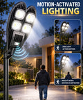 Solar Powered Motion Sensor Waterproof COB LED lampe de travail pour la réparation automatique W762B Street 10W