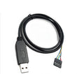 FT232 Ligne Flash USB vers TTL Ligne de téléchargement avec CTS RTS 6PIN