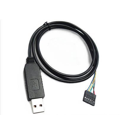 FT232 Ligne Flash USB vers TTL Ligne de téléchargement avec CTS RTS 6PIN