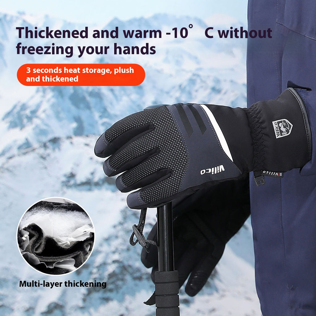 Gants extérieurs antidérapants Velours froids résistants à l'usure
