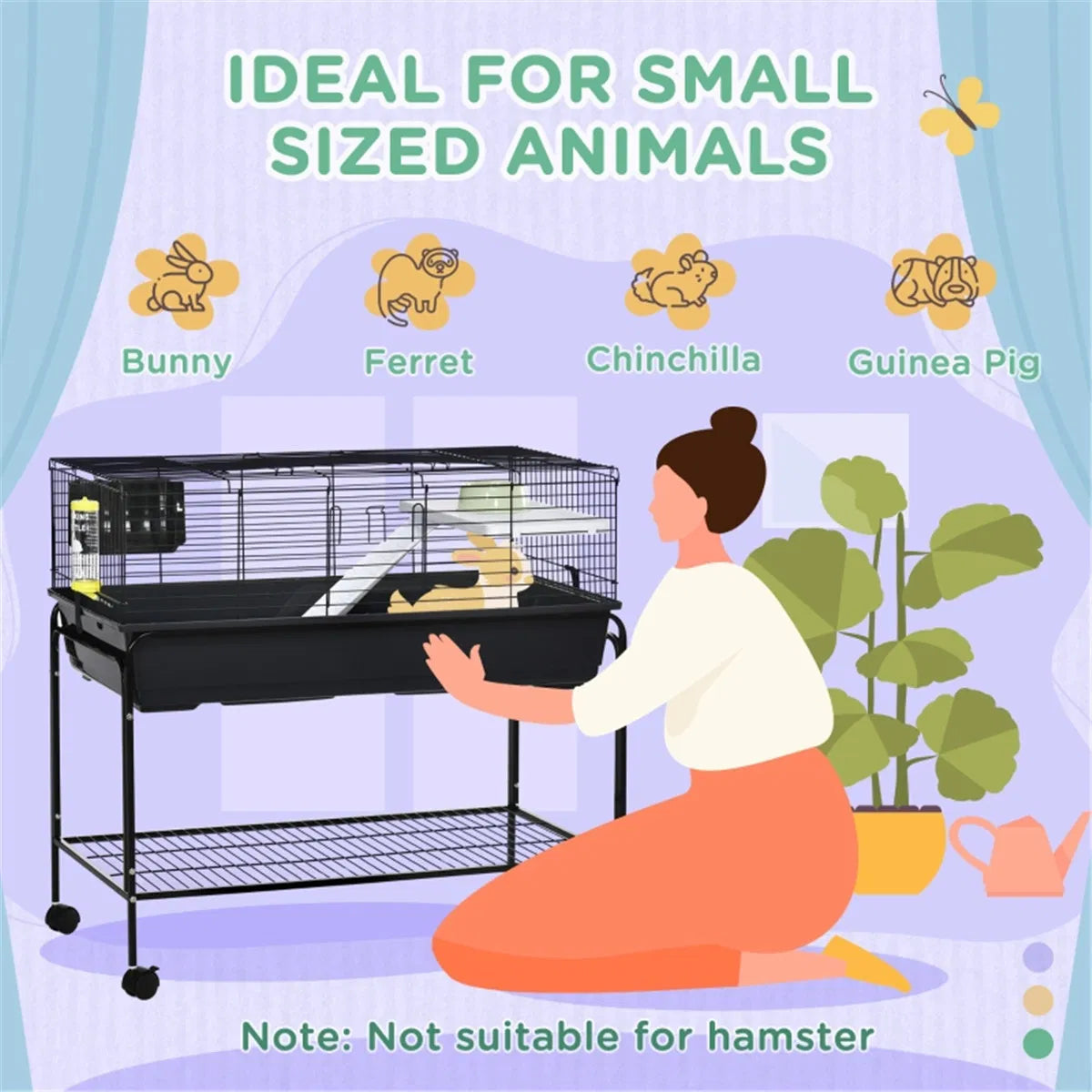 Cage de hamster/petite cage pour animaux/Cages pour animaux (Amazon Shipping)(Interdit par WalMart)