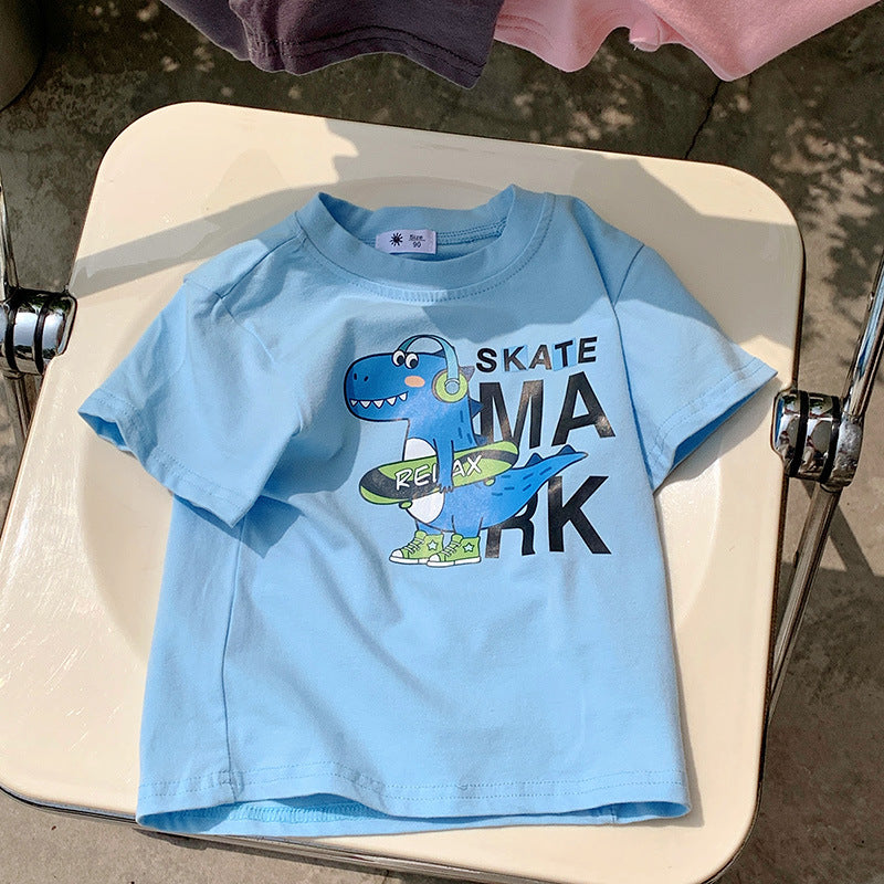 À moitié manches pour enfants Top d'été