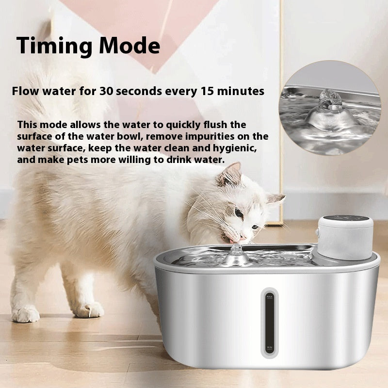 Non-plug-in Induction infrarouge Animaux de compagnie Boissons Fontaine