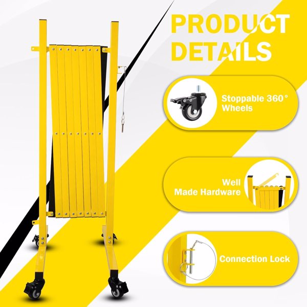 Barricade extensible en métal