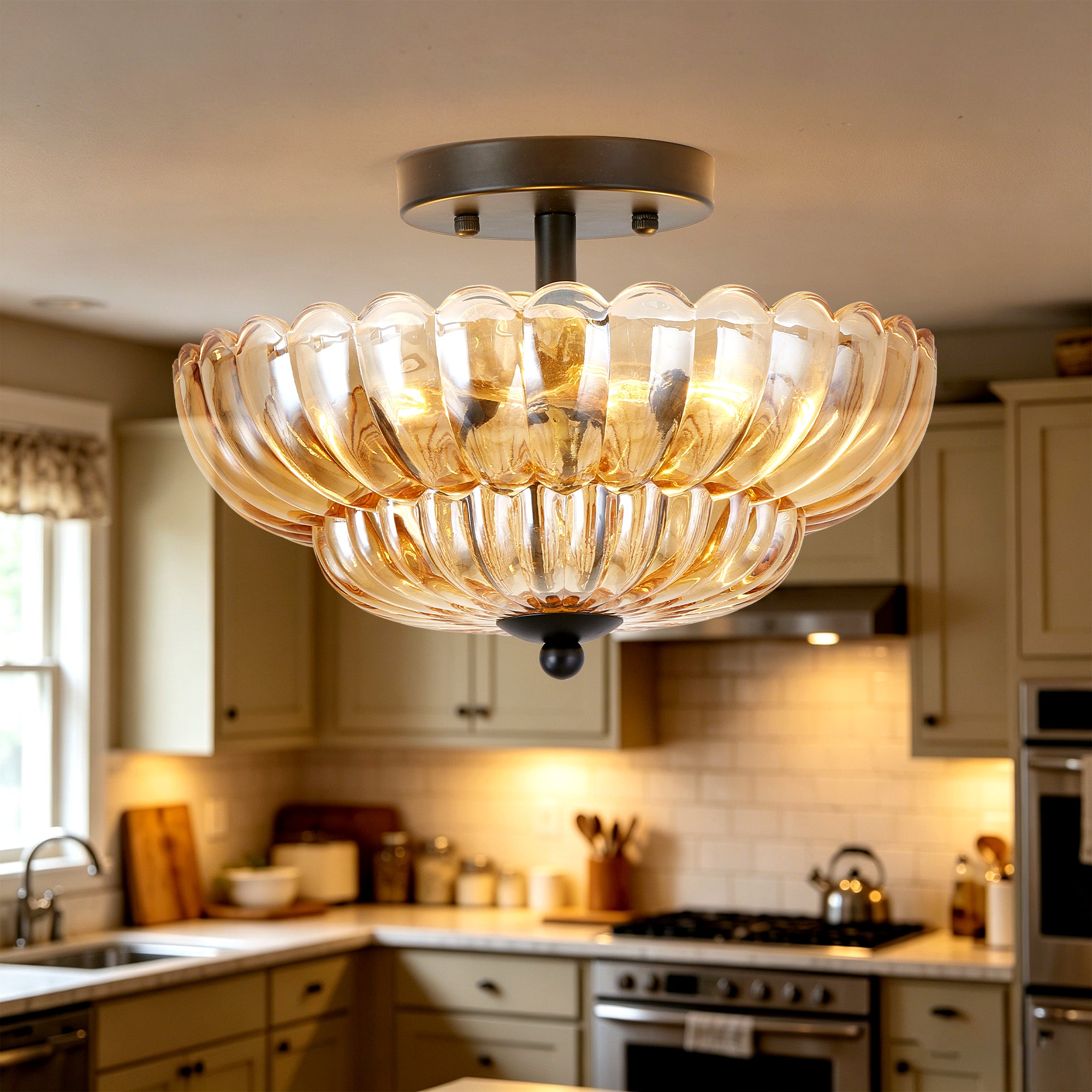Lumière de plafond de montage semi-flush