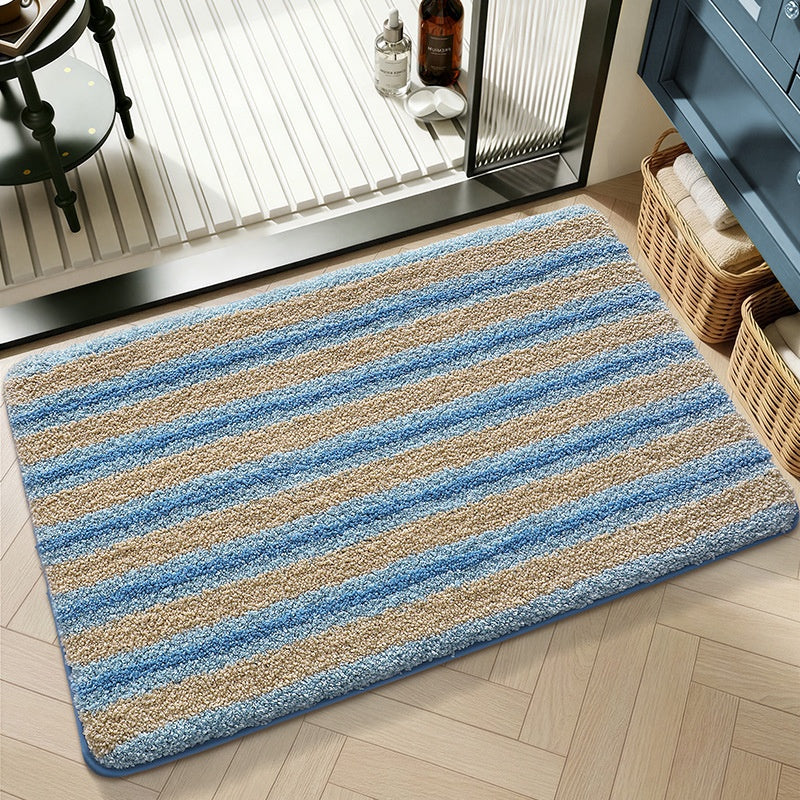 Tapis de sol géométrique non glissant, absorbant l'eau