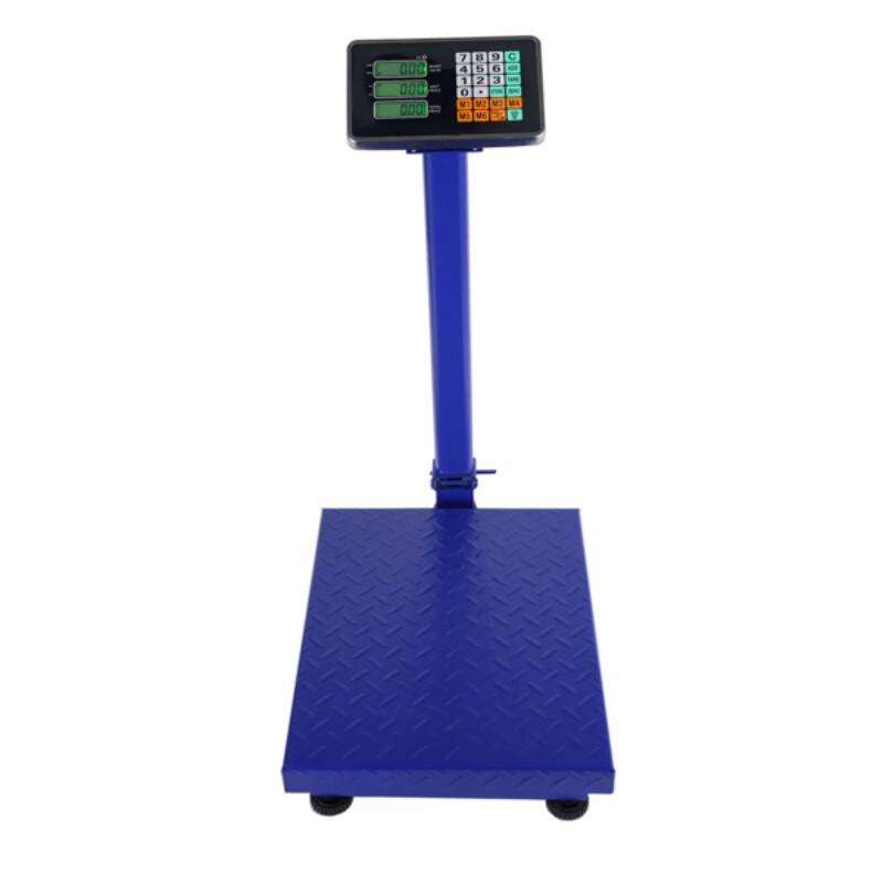 Échelle de plate-forme numérique rétroéclairée LCD 300KG 661lb