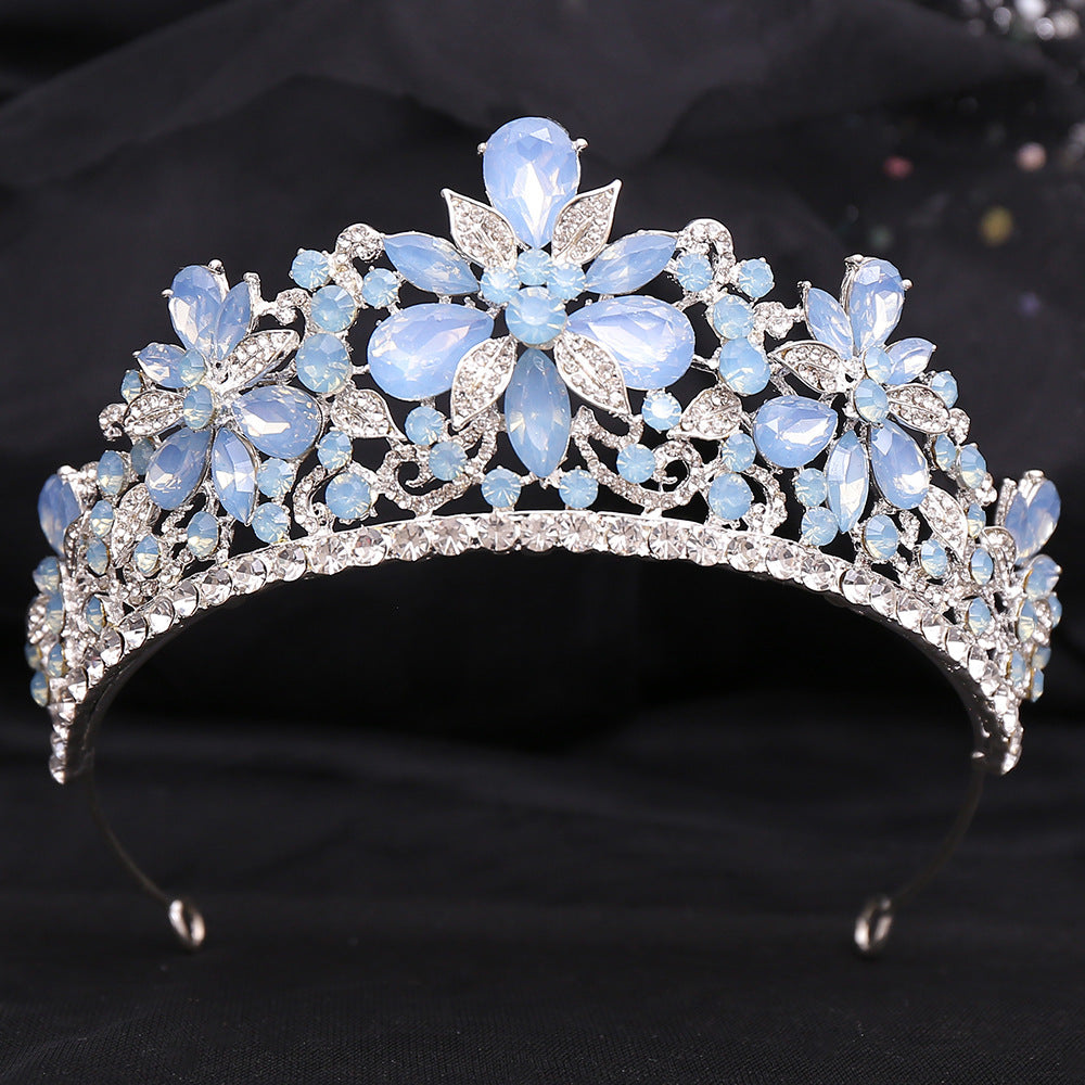 Feuilles Strass Couronne Cheveux Accessoire Bandeau