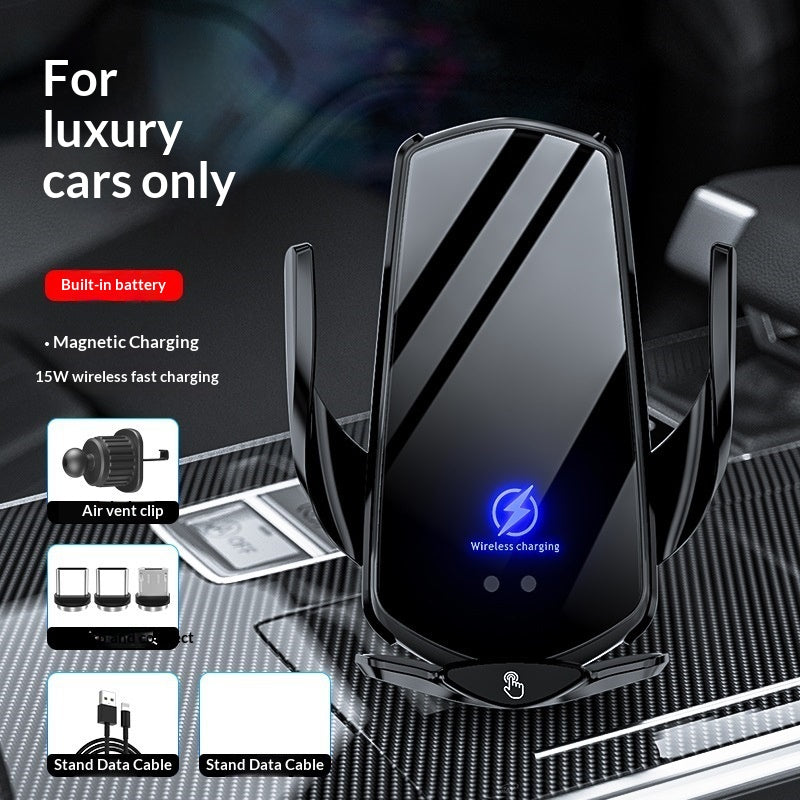 Support de téléphone de voiture sans fil à induction intelligente