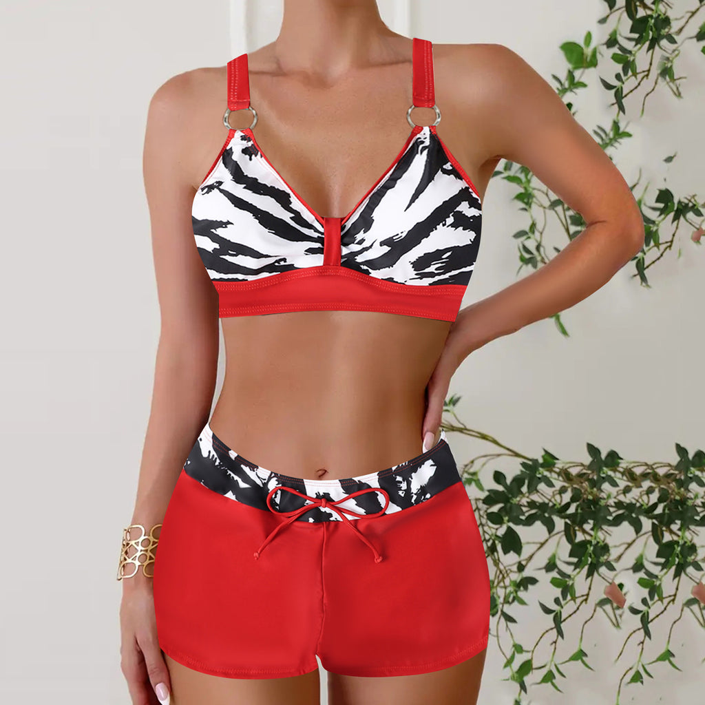 Femmes Colorful Imprimé deux-pièces maillot de bain Bikini