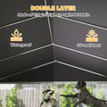 Kennel de chien extérieur robuste avec toit imperméable