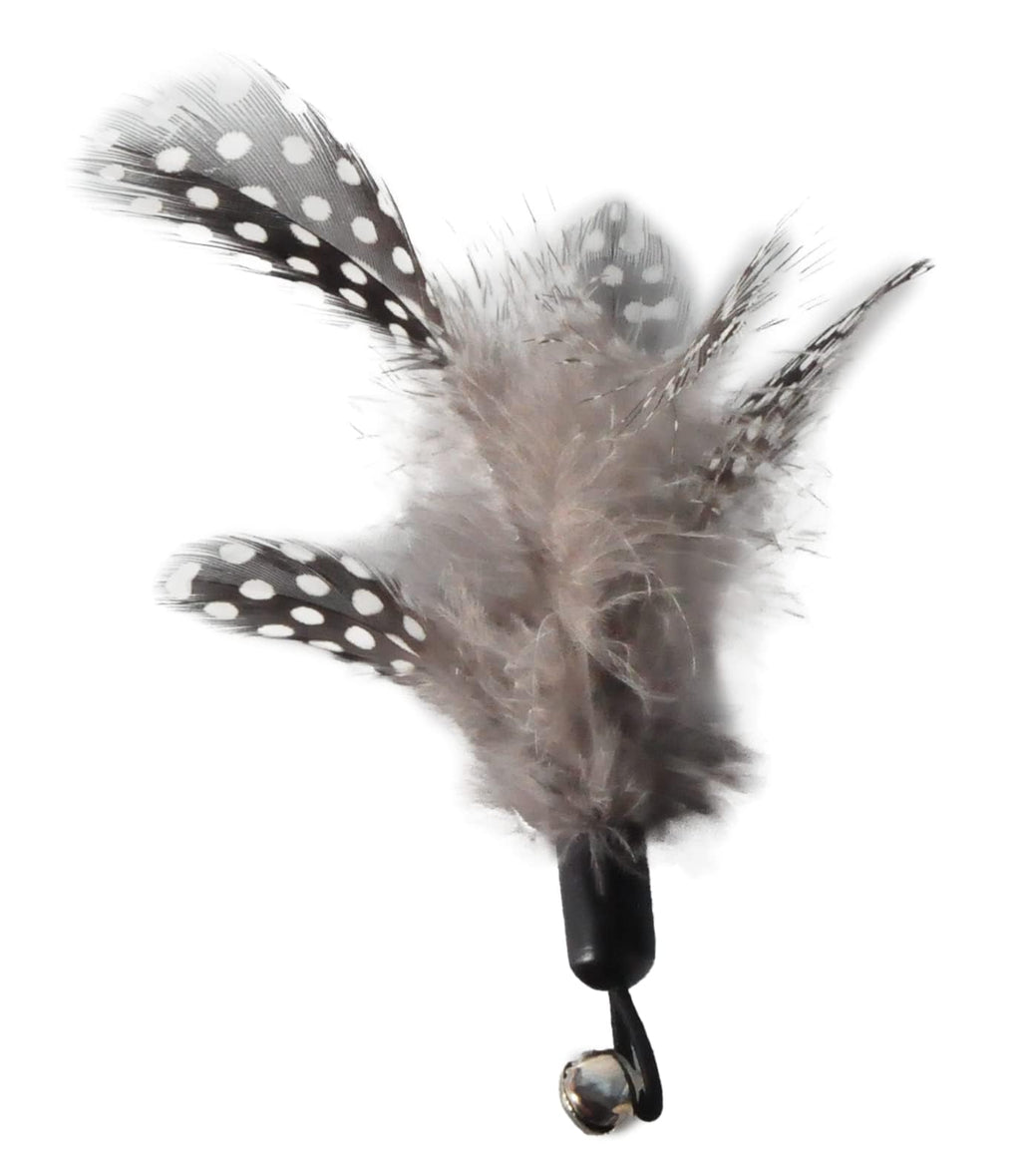 Jouets de chat - Pas de jouets de plumes de chat à colorant chimique pour les chats d'intérieur - Inclure la baguette de chat et le Natu