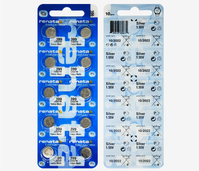 399 SR927W Montres électroniques à quartz Batterie à bouton en argent d'origine