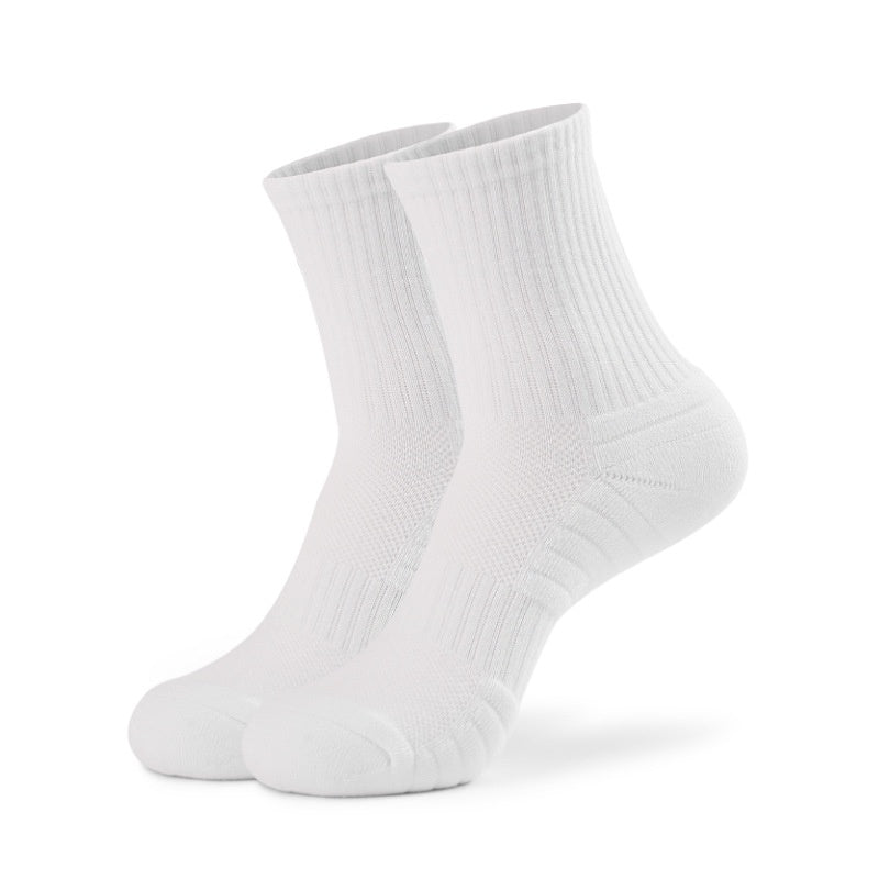 Chaussettes de sport en coton pur avec une semelle essoufflée