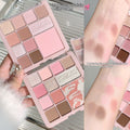Pink Mist Floral All-in-One Palette Matte, Pearlescent & Fine Shimmer Blush Combo