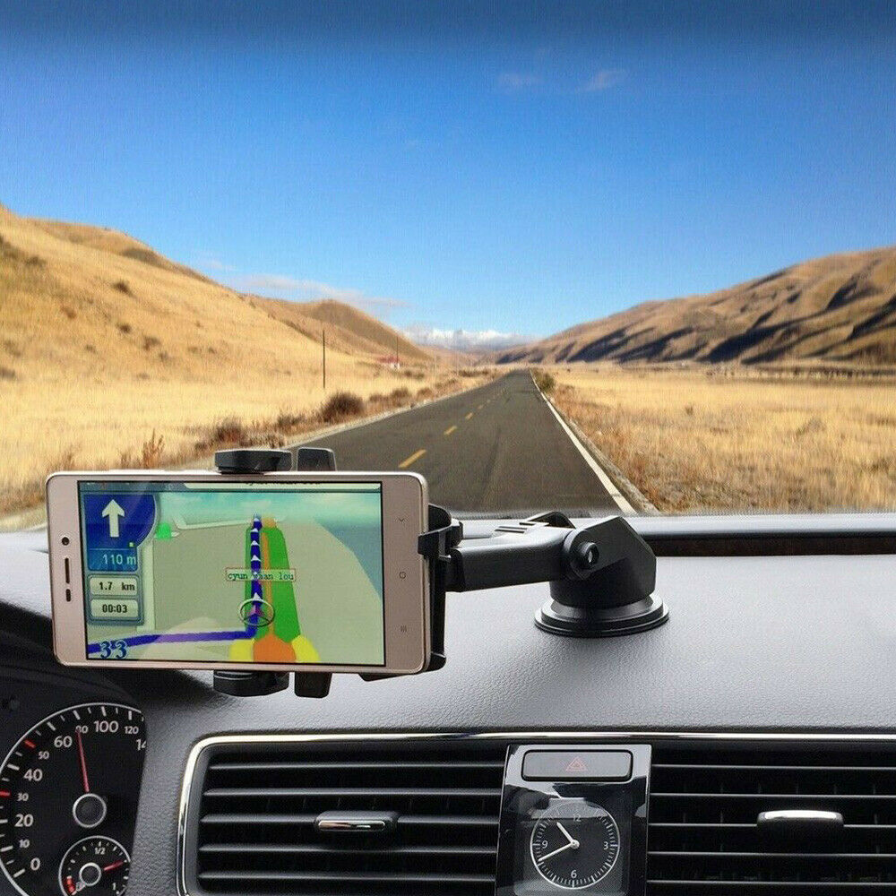 Rotation dans voiture aspiration porte-téléphone Tableau de bord Windscreen Universal Mount