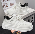 Chaussures de Patinage en Cuir Blanc Versatile Summer Premium pour Homme
