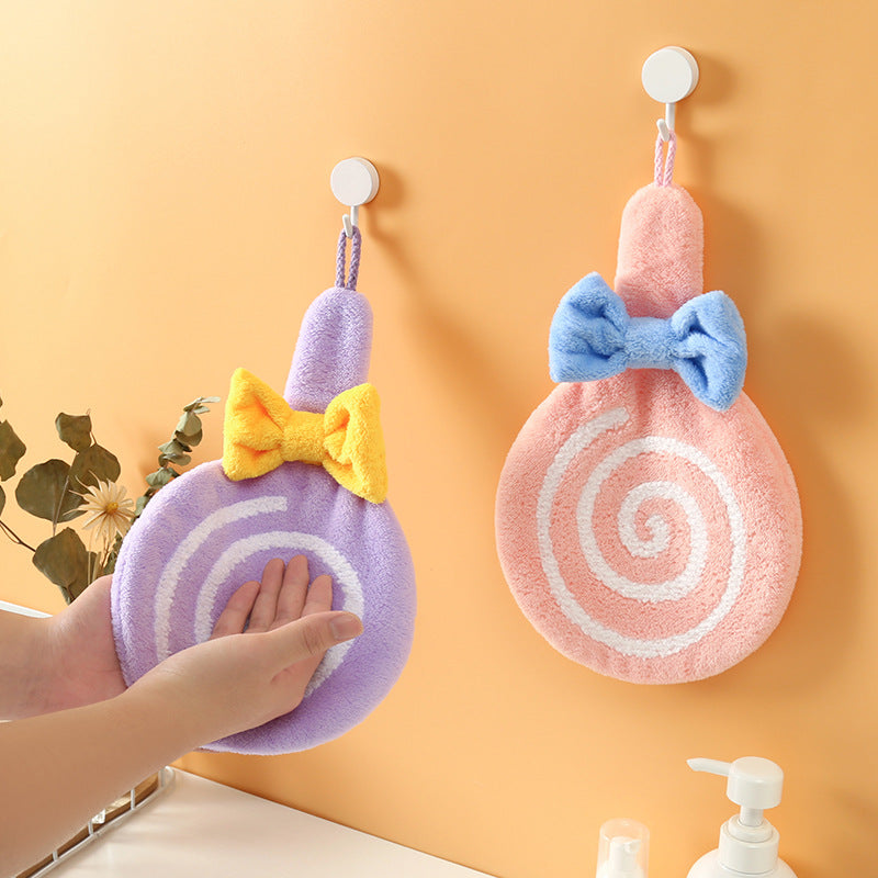 Serviette à main de Lollipop à l'épaisseur d'eau