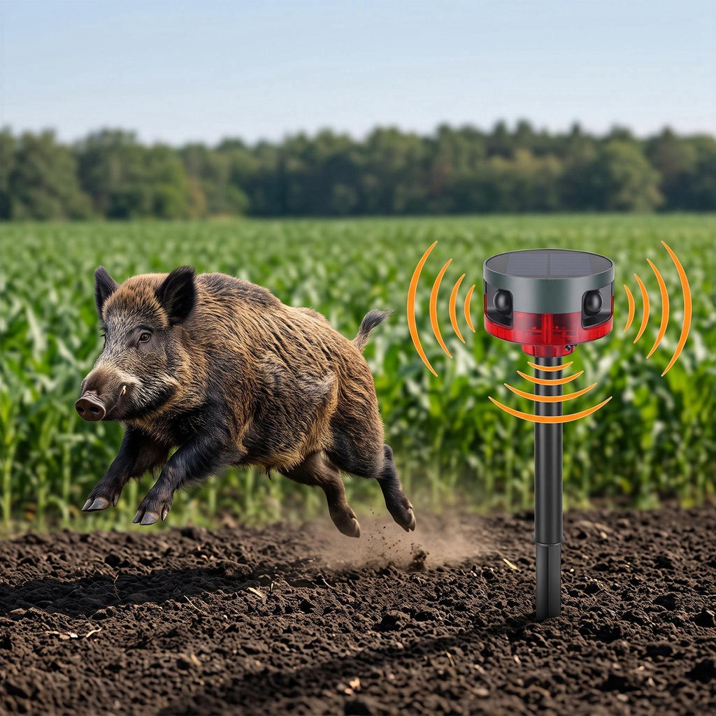 Capteur de mouvement solaire Alarme extérieure 129dB Avec 13 sons et enregistrement personnalisé