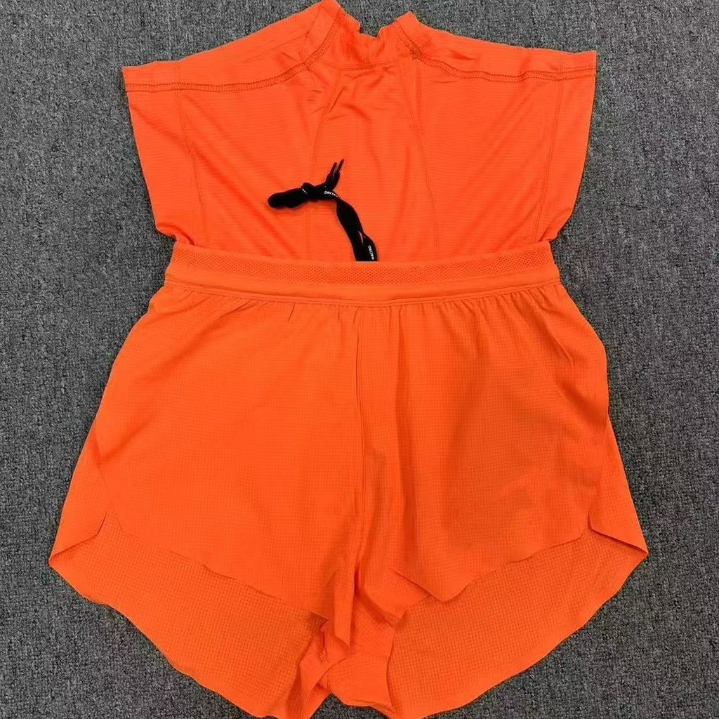 Pocket Marathon Courant Short Piste et champ Respirant Doublure Quatre coins