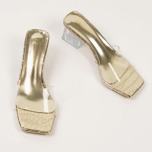 Women's Square Heel Slingback Sandals