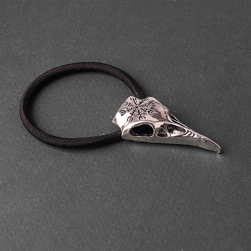 Rope de tête de crâne Viking Compass