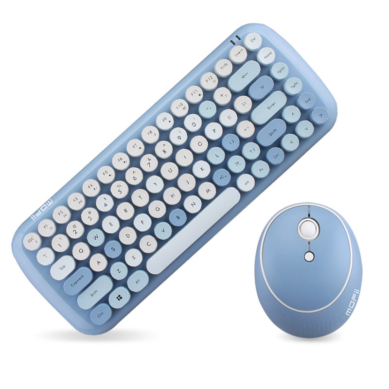 Mini sans fil de bureau 2,4G jeu de souris clavier