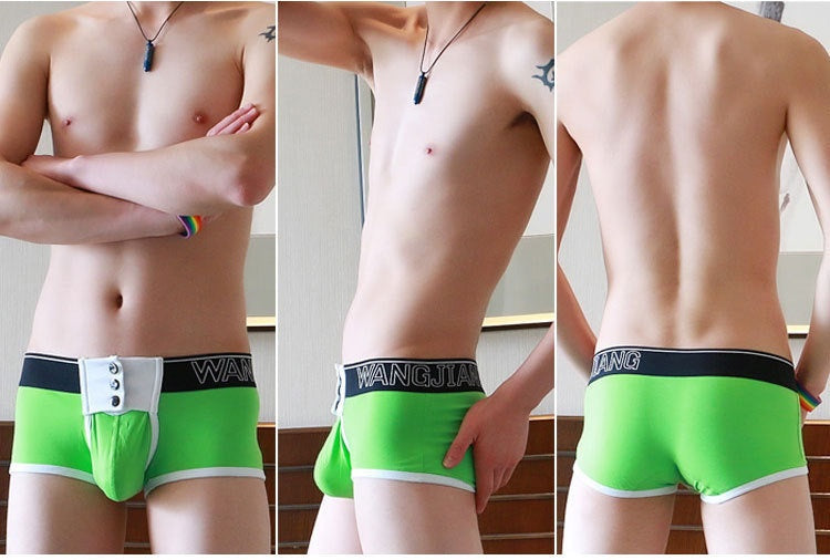 Slips de boxer en coton pour hommes