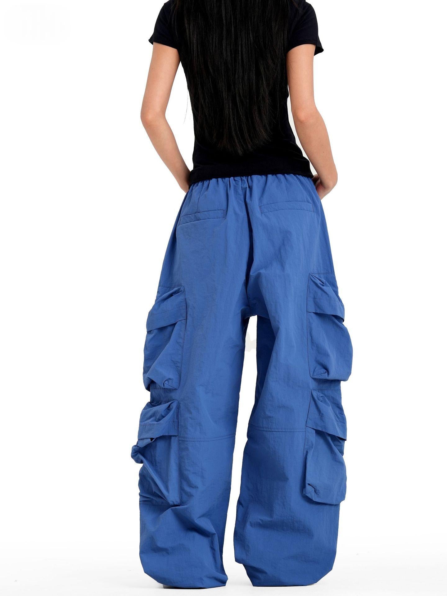 Femme Elastic-waist Street-style Lettre-print Pantalon à sèche-linge rapide en bon état