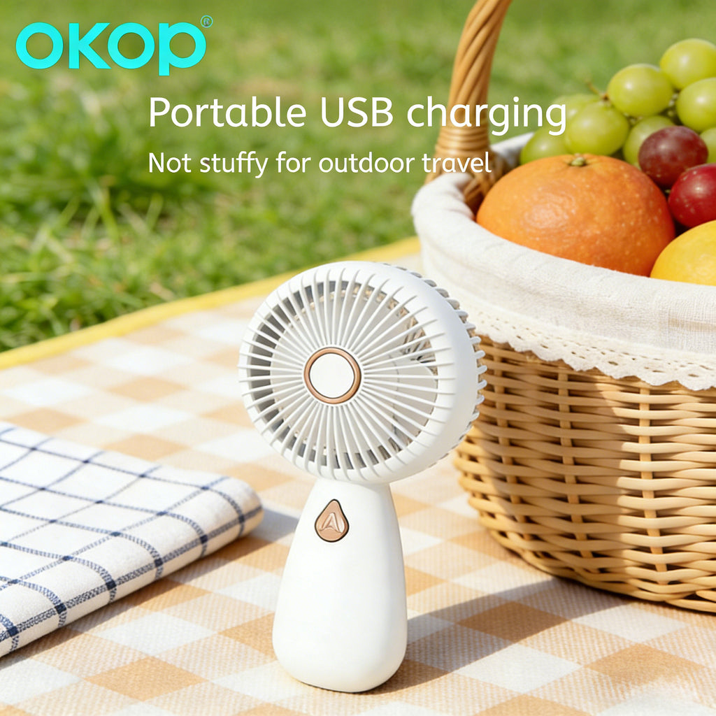 KP-F01 Meilleures ventes Mini ventilateur de bureau portatif compact Portable longue durée de vie de batterie Mul