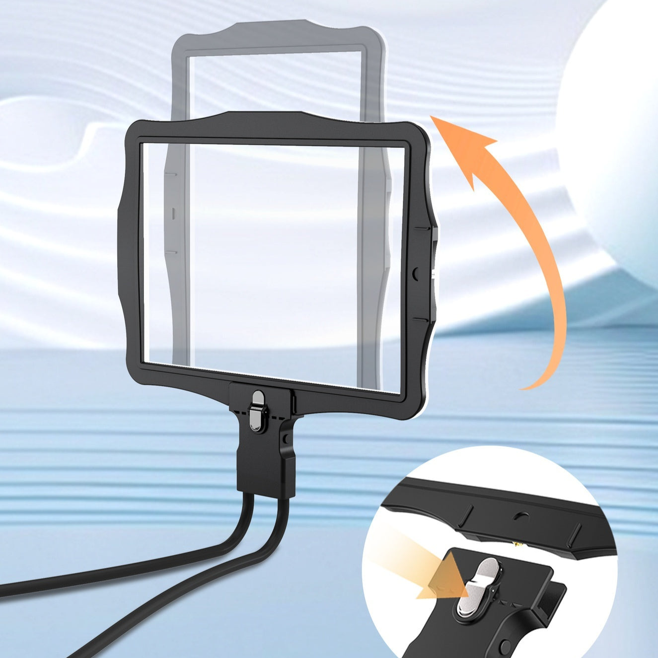 Magnificateur portatif avec 48 lumières LED et charge USB