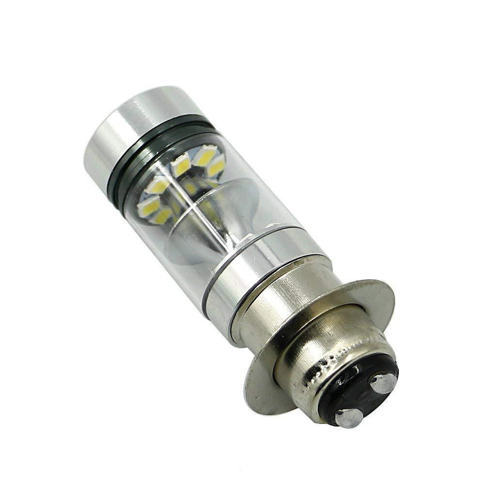 Led de moto lumière modifiée BA20W H6 100W 20SMD phare de moto à haute puissance