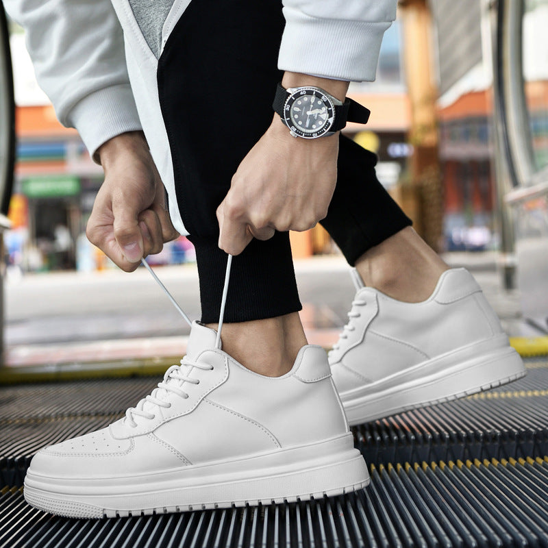 Hommes Casual style coréen Bas-top Blanc Sneakers