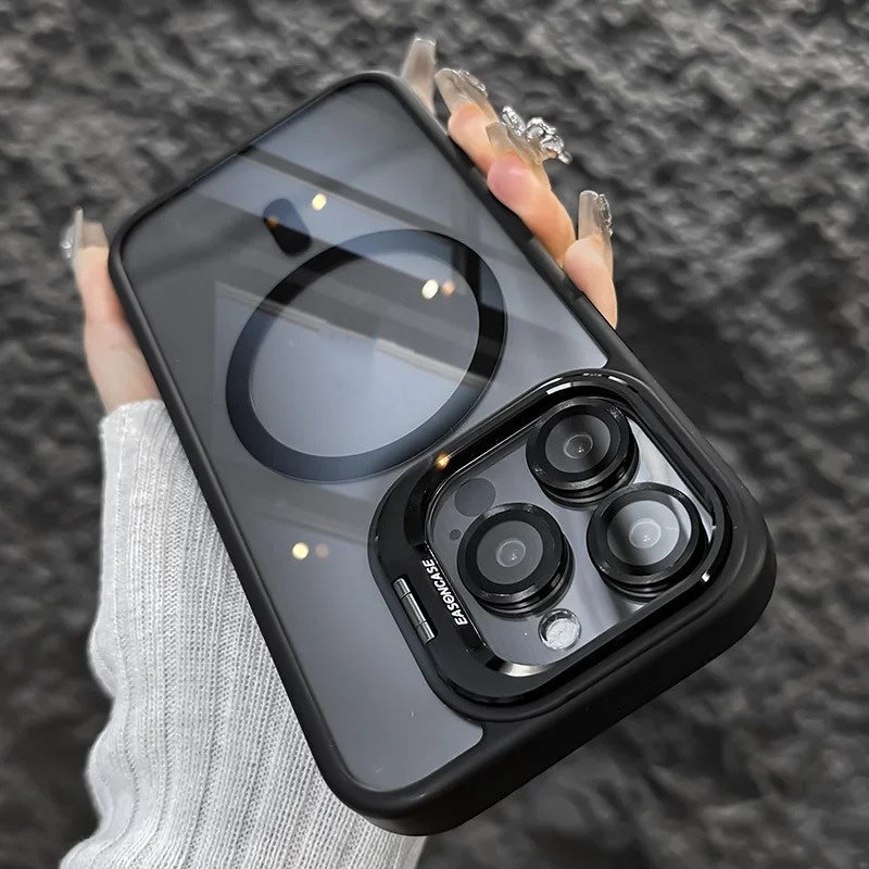 Boîtier de téléphone transparent avec le protecteur de lentille modèle CD