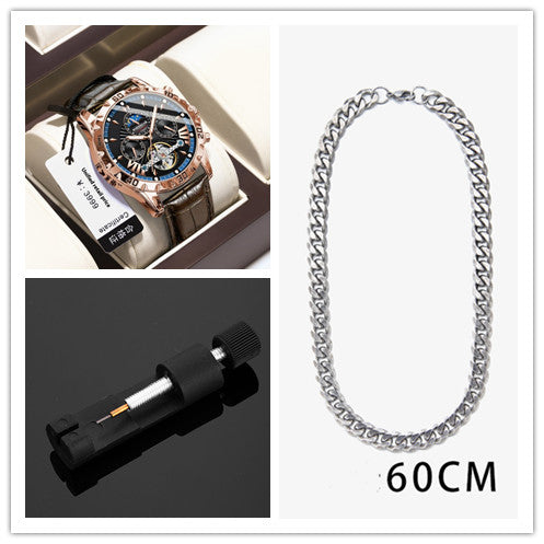 Machinerie automatique de luxe de montre pour hommes