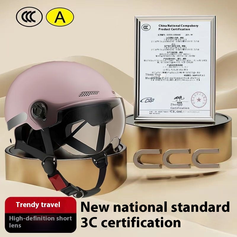 Protection solaire du casque de moto électrique certifié 3C