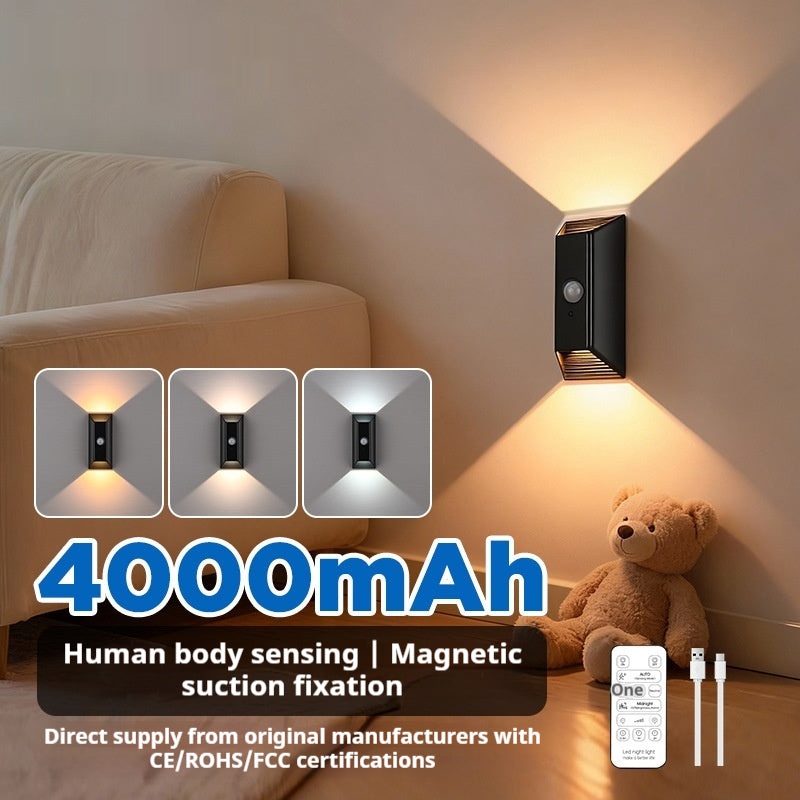 Lampe murale intelligente rechargeable pour les ménages